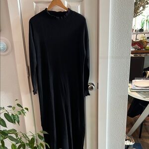 LOFTBlack Long Sleeve sweater Dress